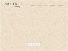 Tablet Screenshot of displayprestige.com